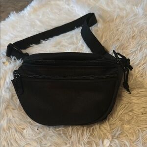 Black Crossbody Bag/ Fanny pack